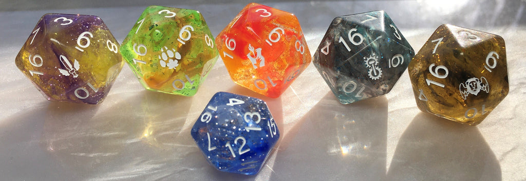 D&D dice d20