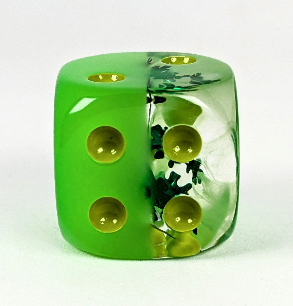 Lit Leprechaun - Singles d6 pips 18mm dice